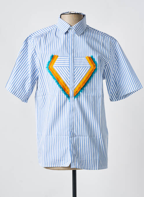 Cămașă cu mâneci scurte albastru LAURENCE AIRLINE bărbat