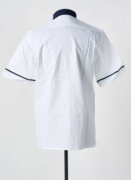 Cămașă cu mâneci scurte alb LAURENCE AIRLINE bărbat