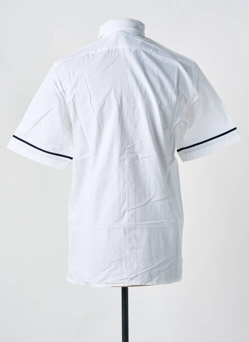 Cămașă cu mâneci scurte alb LAURENCE AIRLINE bărbat