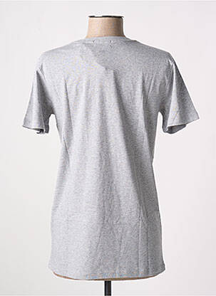 Tricou serigrafie mâneci scurte gri LAURENCE AIRLINE femeie