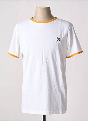 Tricou alb LAURENCE AIRLINE bărbat