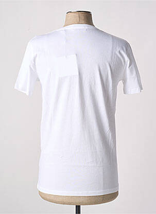 Tricou bio mâneci scurte alb LAURENCE AIRLINE bărbat
