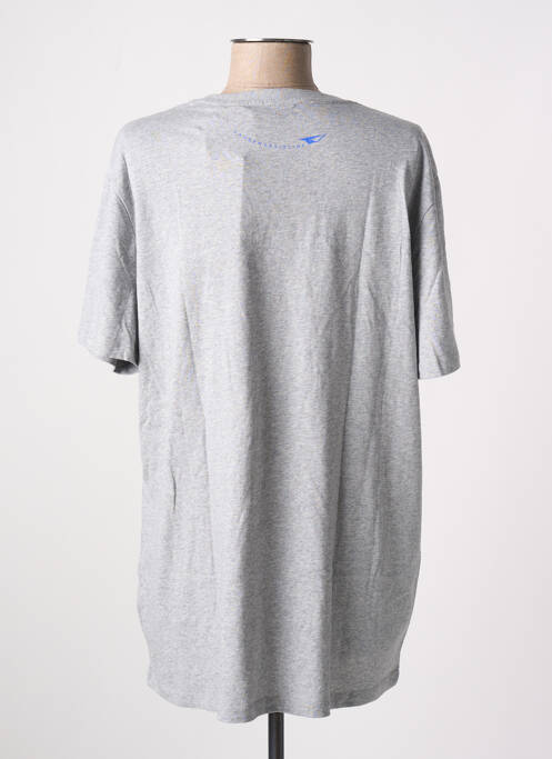 Tricou croială dreaptă mâneci scurte gri LAURENCE AIRLINE femme