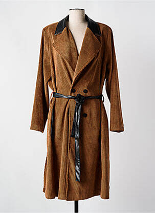 Palton lung maro ONE O ONE femeie