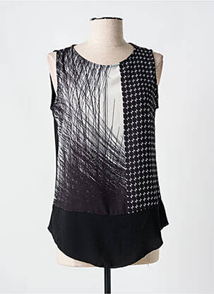 Top negru QUATRE VINGT JOURS femeie