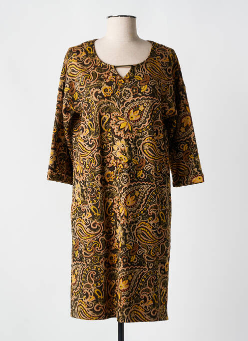 Rochie midi galben FRED SABATIER femeie