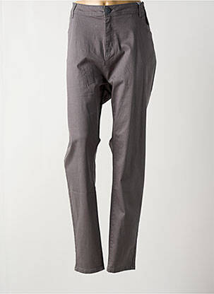 Blugi cu croială slim gri QUATRE VINGT JOURS femeie