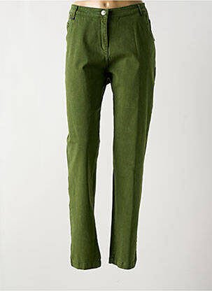 Blugi cu croială slim verde AGATHE & LOUISE femeie