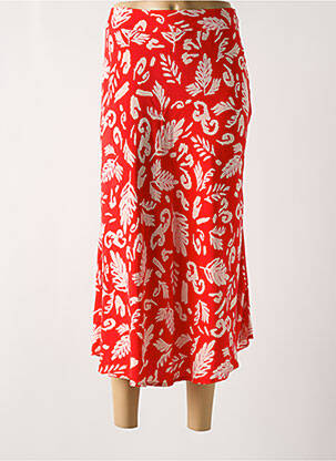 Fustă lungă roșu ÉTYMOLOGIE femeie