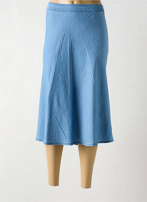 Fustă midi albastru ÉTYMOLOGIE femeie
