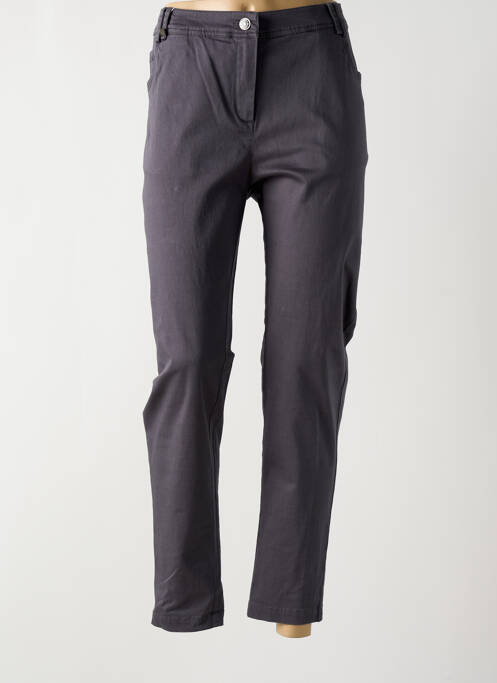 Blugi cu croială slim gri AGATHE & LOUISE femeie