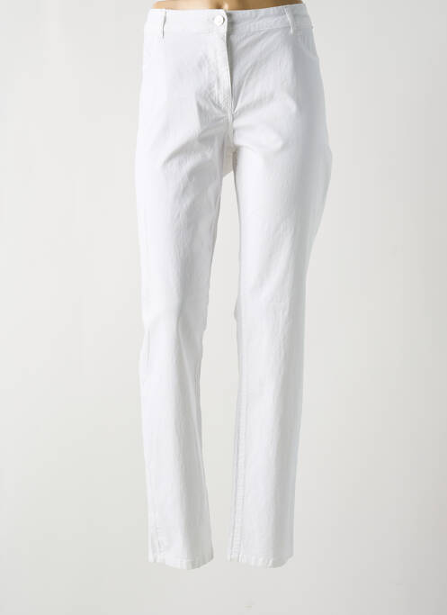 Pantalon slim alb AGATHE & LOUISE femeie