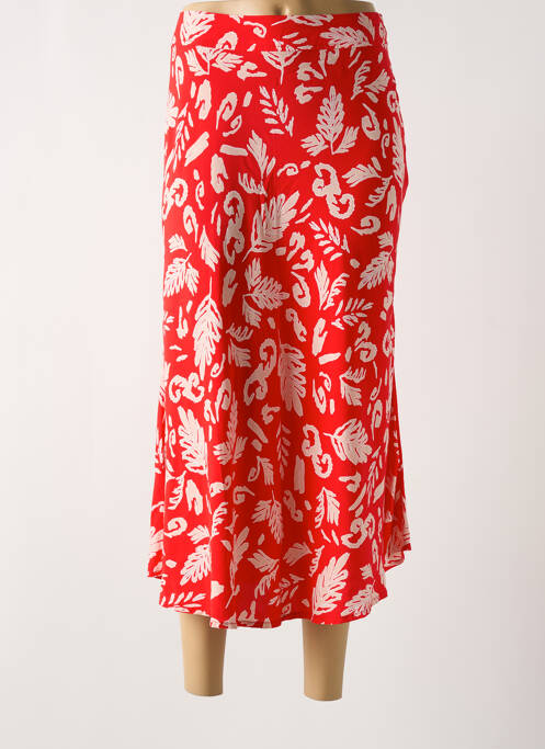 Fustă lungă roșu ÉTYMOLOGIE femeie