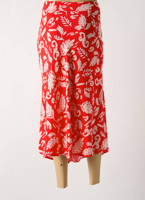 Fustă lungă roșu ÉTYMOLOGIE femeie