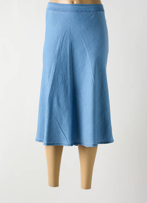 Fustă midi albastru ÉTYMOLOGIE femeie
