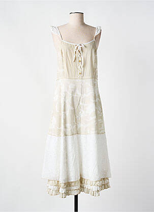 Rochie midi bej TILBER femeie