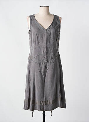 Rochie midi gri SALT & PEPPER femeie