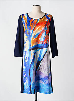 Rochie midi albastru MALOKA femeie