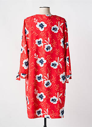 Rochie scurtă mâneci lungi mâneci lungi roșu SIGNE NATURE femeie