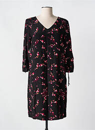 Rochie scurtă mâneci 3/4 mâneci 3/4 negru STREET ONE femme