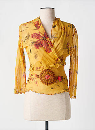 Top galben COCO MENTHE femeie