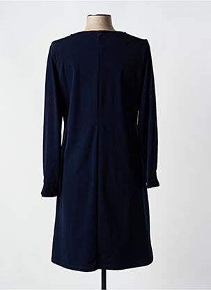 Rochie midi mâneci lungi mâneci lungi albastru MALOKA femeie