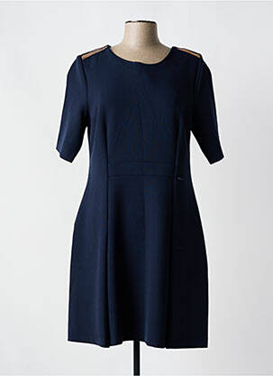 Rochie midi mâneci 3/4 mâneci 3/4 albastru CKS femeie