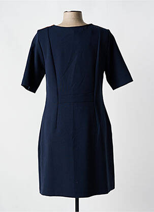 Rochie midi mâneci 3/4 mâneci 3/4 albastru CKS femeie