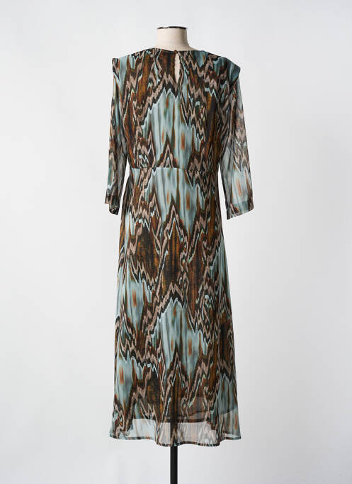 Rochie lungă maro SIGNE NATURE femeie