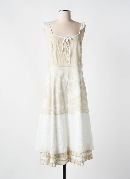 Rochie midi bej TILBER femeie