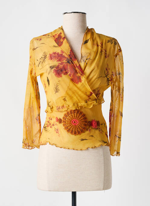 Top galben COCO MENTHE femeie