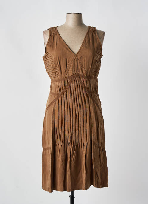 Rochie midi maro SALT & PEPPER femeie