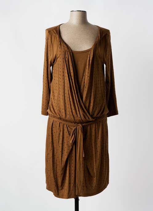 Rochie midi maro CKS femeie