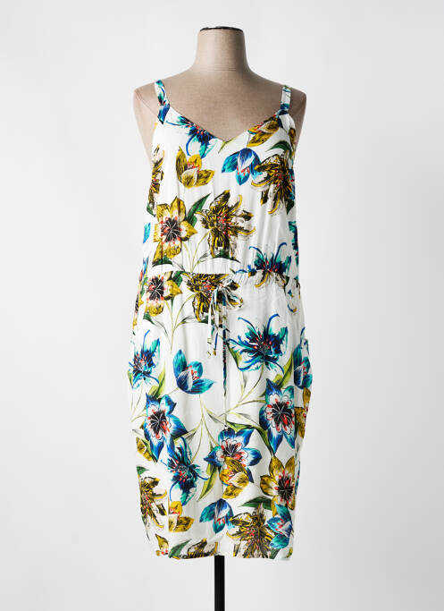 Rochie midi alb SIGNE NATURE femeie