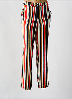 Pantalon drept țesătură crep mărime normală roșu SIGNE NATURE femeie
