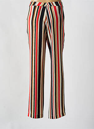 Pantalon drept țesătură crep mărime normală roșu SIGNE NATURE femeie