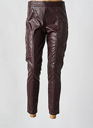 Pantalon 7/8 talie înaltă talie înaltă maro SURKANA femme