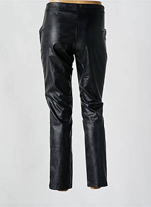 Pantalon 7/8 talie cu cleme mărime normală negru SIGNE NATURE femeie