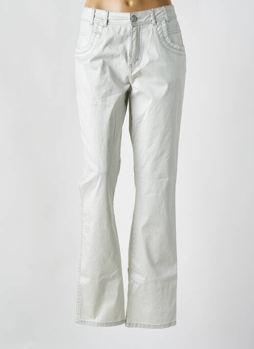 Pantalon slim argintiu FRED SABATIER femeie