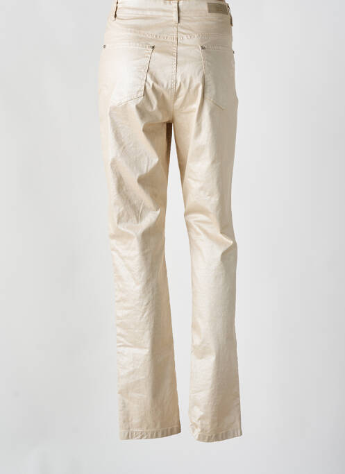 Pantalon slim bej SIGNE NATURE femeie