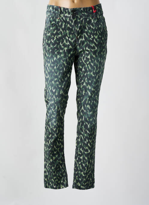 Blugi cu croială slim verde STREET ONE femeie