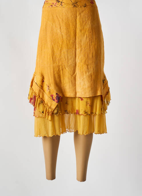 Fustă midi portocaliu COCO MENTHE femeie