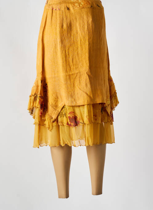 Fustă midi portocaliu COCO MENTHE femeie