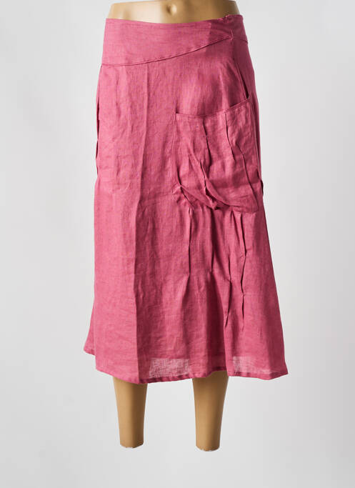 Fustă lungă roz ANIMALE femeie