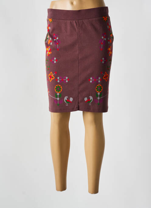 Fustă midi roșu SURKANA femeie