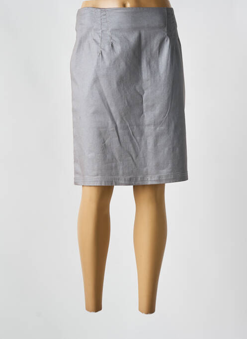 Fustă midi gri PAUL BRIAL femeie