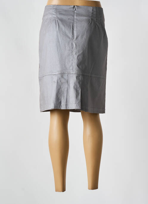 Fustă midi gri PAUL BRIAL femeie