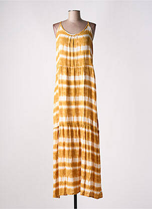 Rochie lungă galben NUMPH femeie