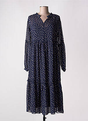 Rochie lungă albastru NUMPH femeie