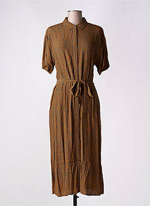 Rochie lungă maro NUMPH femeie